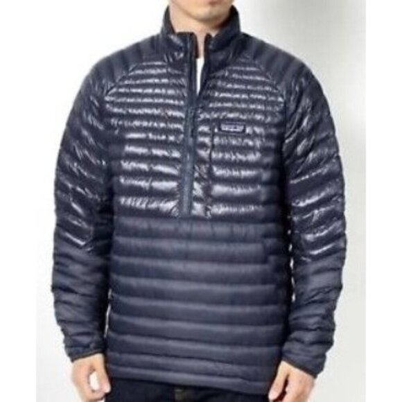 NEW Patagonia Men's Alplight Down Pullover Size XS Slim Fit Blue Lightweight - Picture 1 of 5